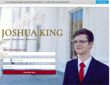 Tablet Screenshot of joshuaking.net